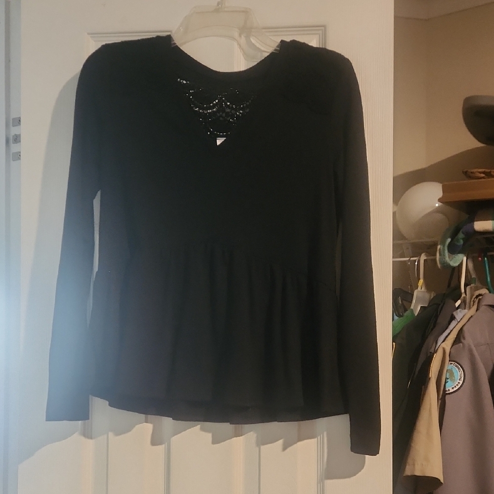 Elegant Black Women's Top